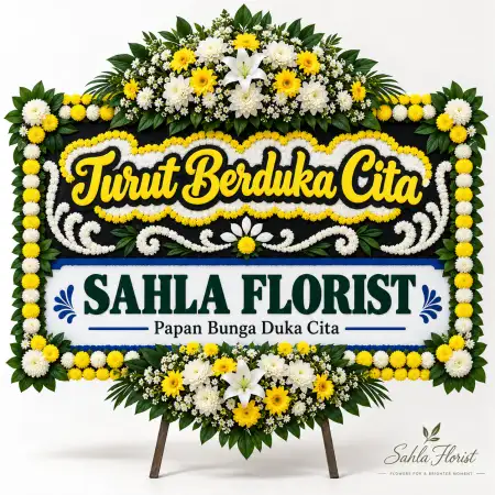 Papan Bunga Duka Serang Kota